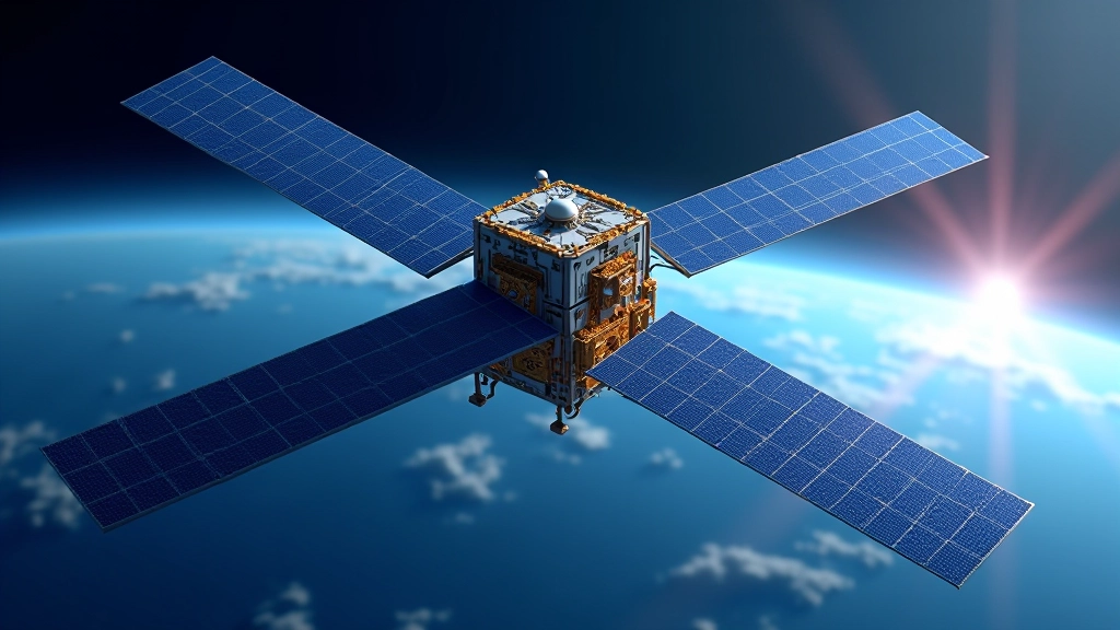 Nākotnes meteoroloģiskais satelīts ar uzlabotiem sensoriem un datu transmisijas sistēmām